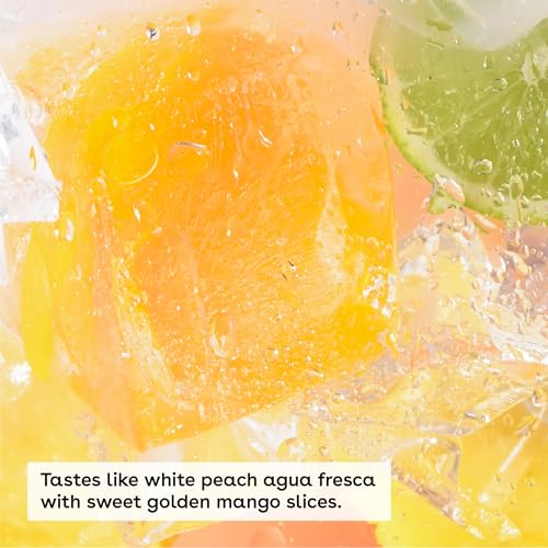 eos Flavor Lab Mango Nectar lip balm jar delivers tropical moisture.