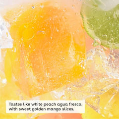 eos Flavor Lab Mango Nectar lip balm jar delivers tropical moisture.