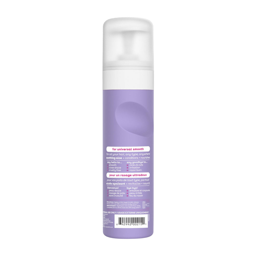 eos gynecologist-tested label communicates suitability for bikini line.