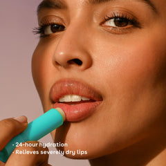 eos Hero Lip Repair Shea Complex creamy texture nourishes lips