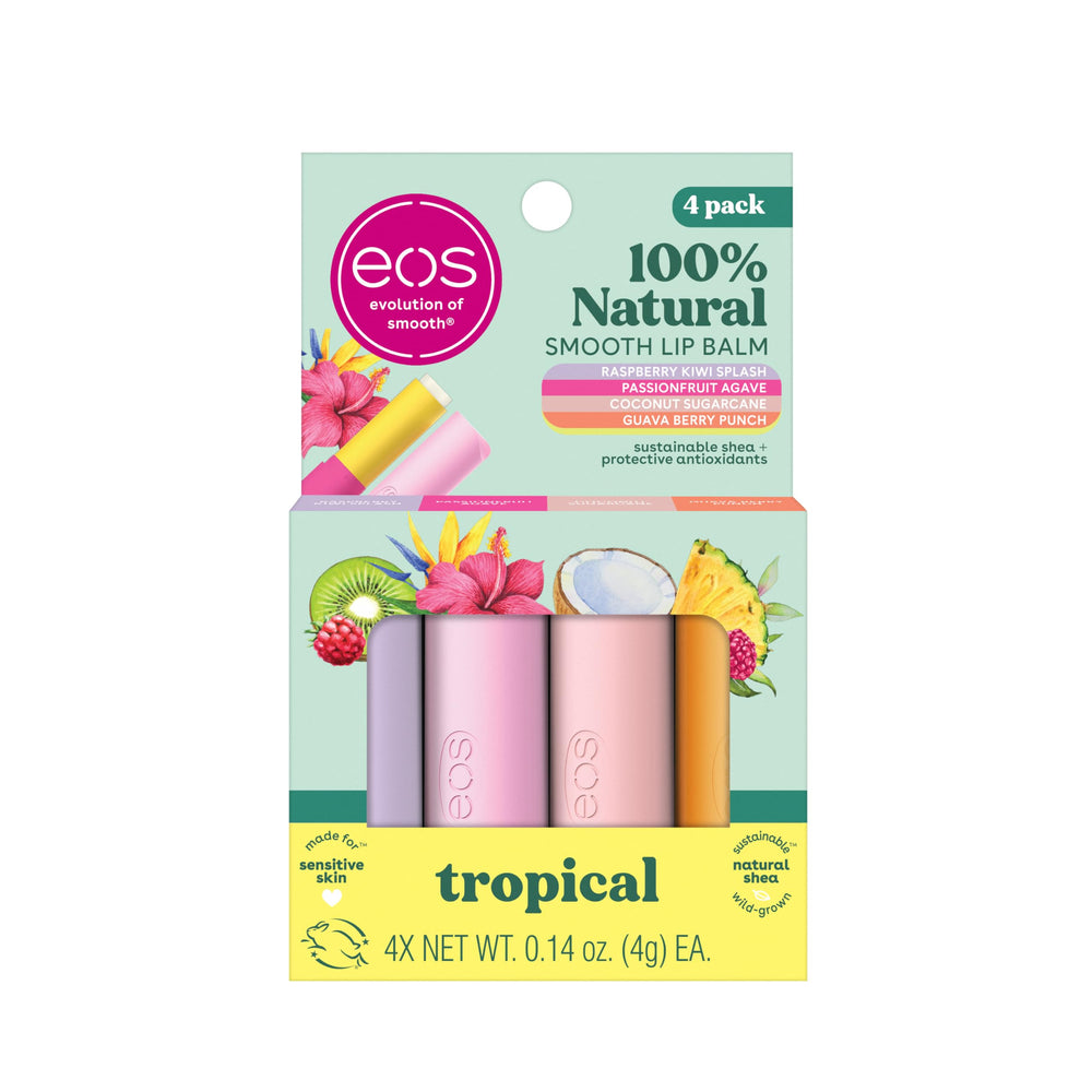 EOS Raspberry Kiwi Splash: bálsamo labial tropical para hidratación suave y sabor refrescante
