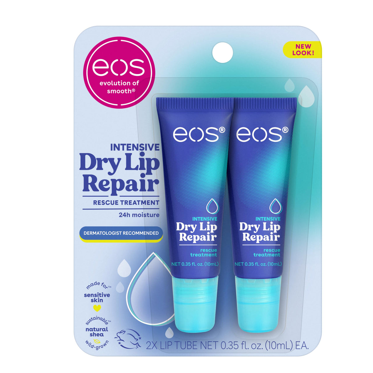 eos reparacion de labio hero en tubo ofrece hidratación inmediata