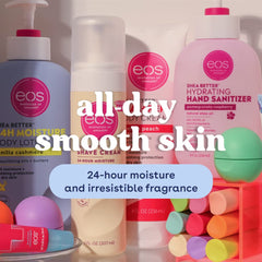 eos Shea Better Hand Cream Vanilla Cashmere fragrance close-up conveys pleasant scent