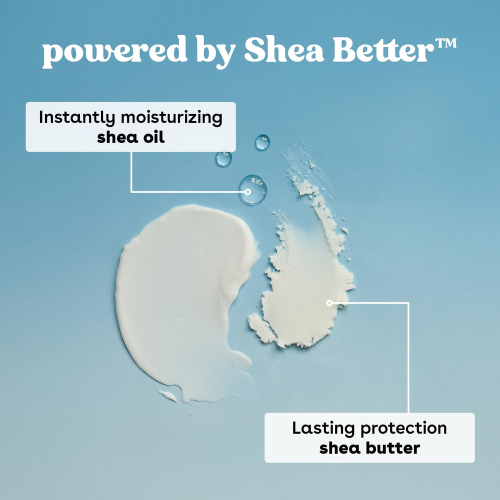 Loción eos Shea Better Skin: uso diario para hidratación de larga duración.