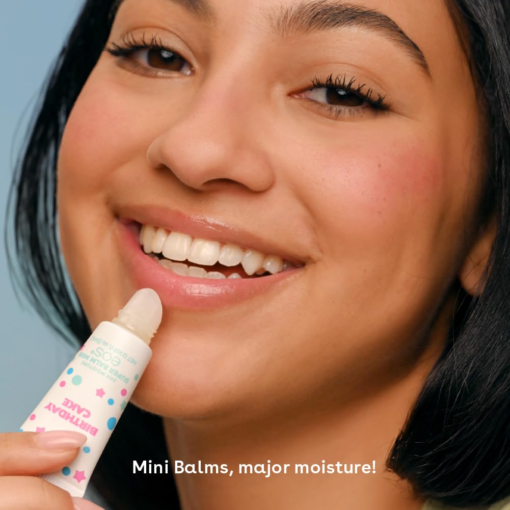 eos minis sabor vainilla confeti, aroma dulce y labios nutridos.