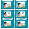 Epielle Argan Oil Makeup Remover Wipes – Gentle Daily Towelettes (Pack of 6, 180 Sheets)