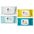 Epielle Makeup Remover Wipes - Gentle Oil-Free Towelettes with Cucumber & Argan Oil (Pack of 4 x 60)