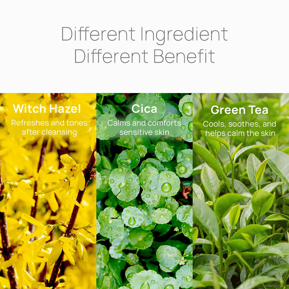 Epielle: limpieza facial rápida con té verde y Cica para piel suave.