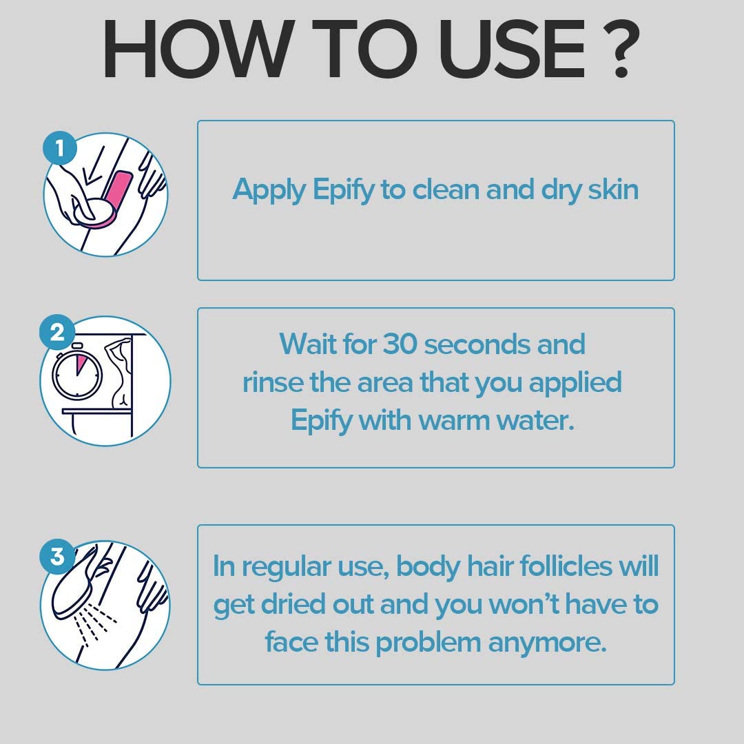 After use, Epify by bubbly skin appears smooth and nourished.
