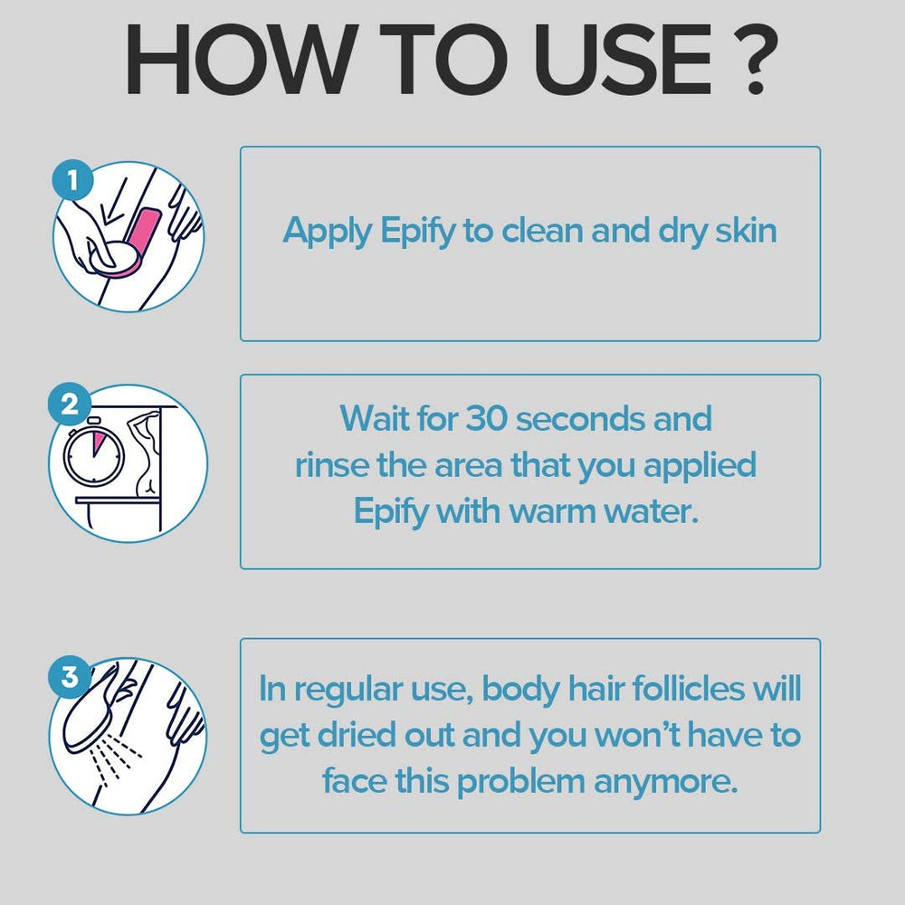 After use, Epify by bubbly skin appears smooth and nourished.