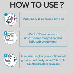 After use, Epify by bubbly skin appears smooth and nourished.