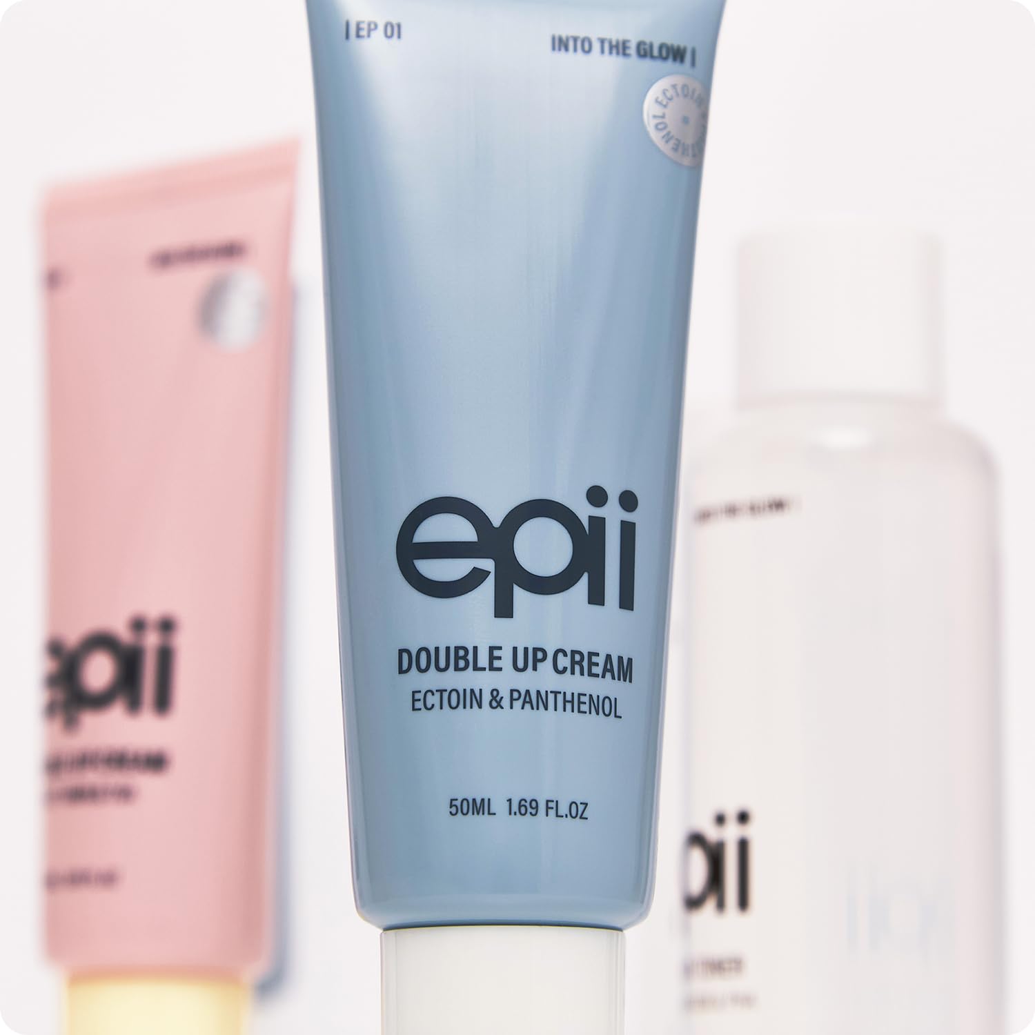 epii Double Up Cream in a routine setup for day and night care.