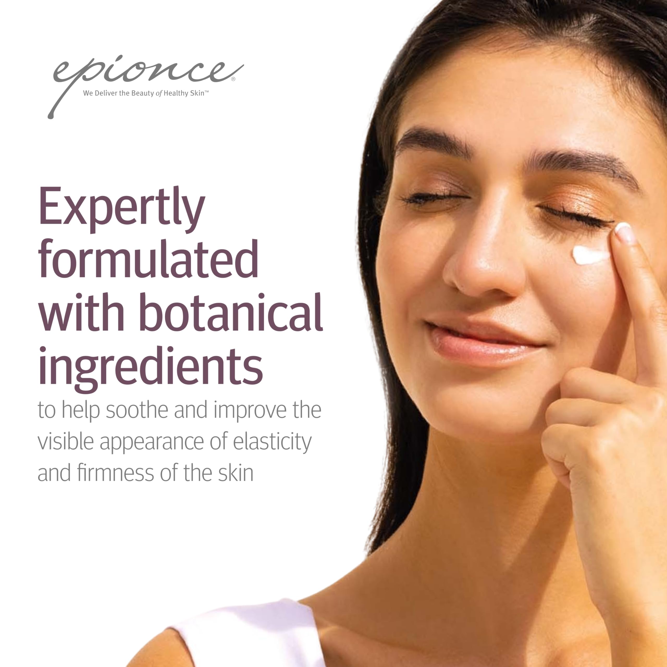 Epionce Enriched Firming Mask dermatologist-founded branding signals trusted skin support.