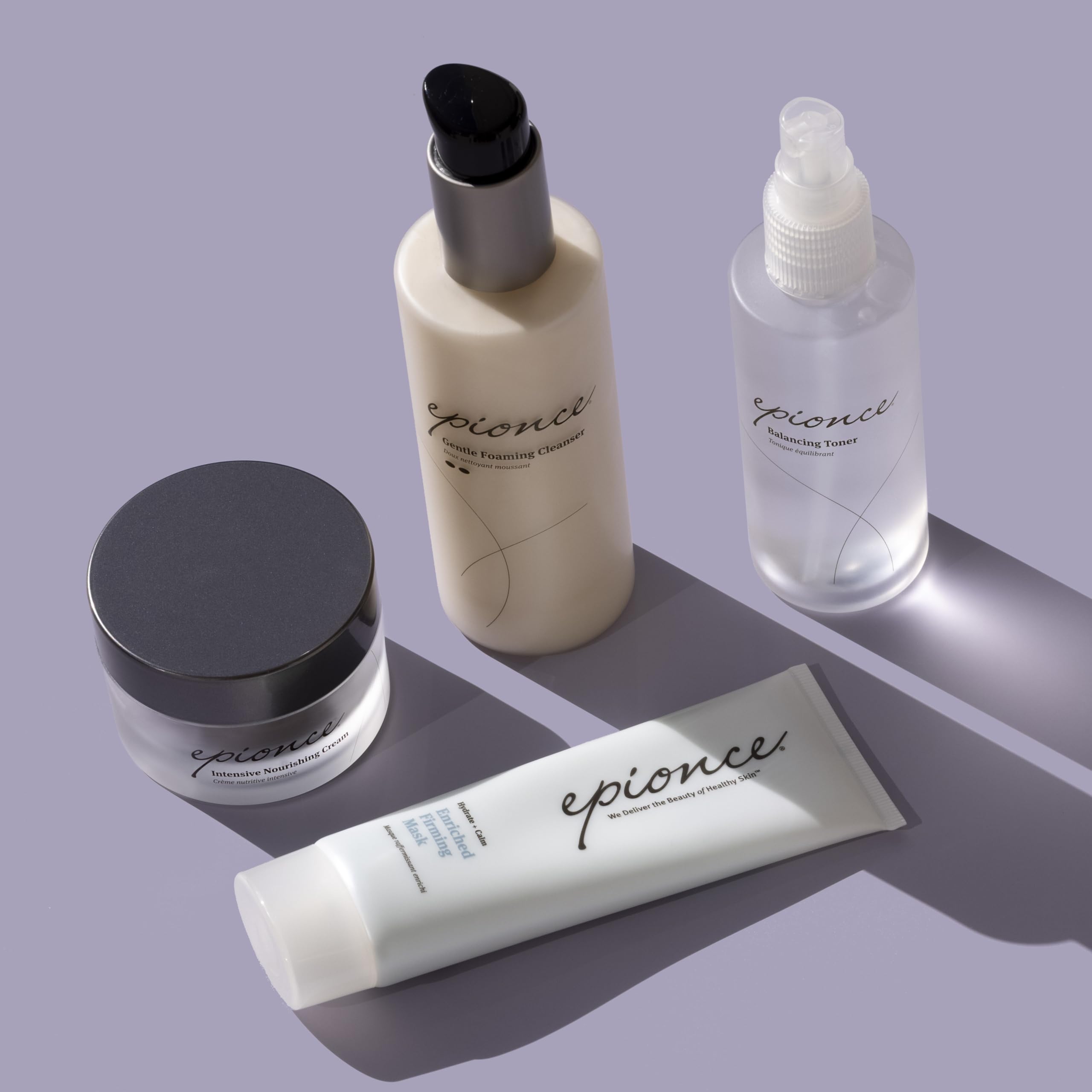 Epionce Enriched Firming Mask lipid blend closeup hints nourishing care.