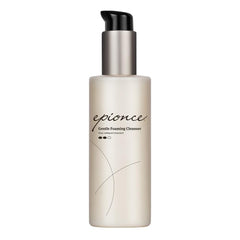 Epionce Gentle Foaming Cleanser bottle showing gentle daily cleanse for normal to combination skin.