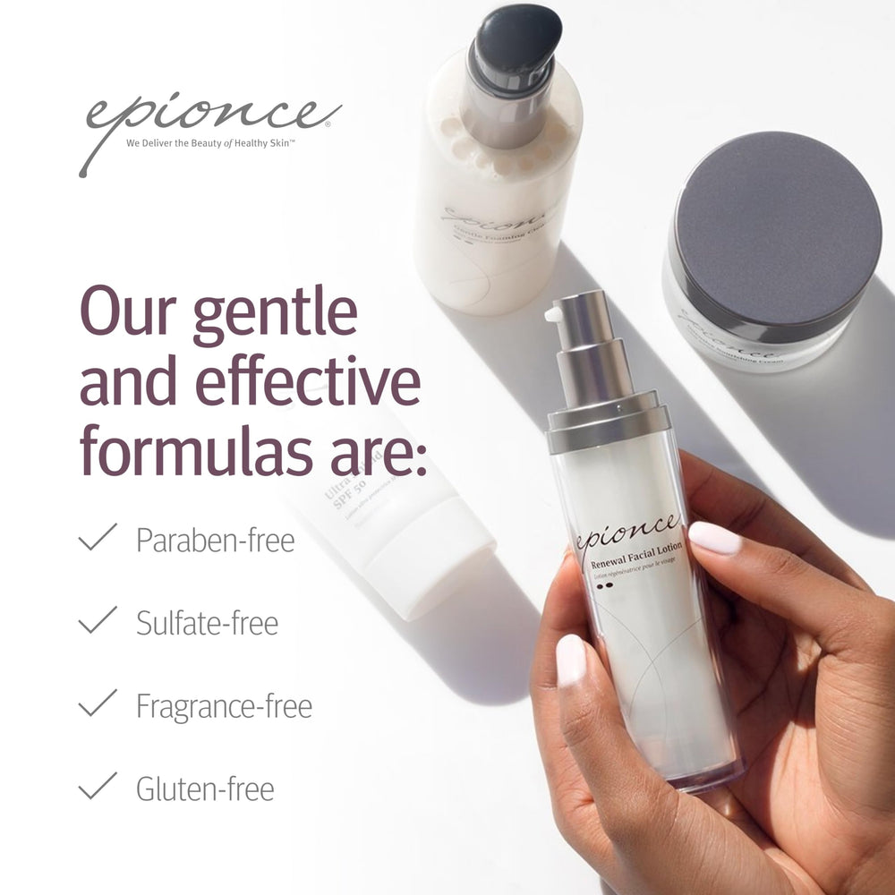 Epionce Intense Defense Serum ingredients label close-up.