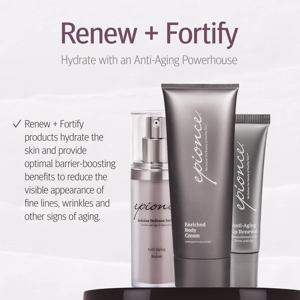 Epionce Intense Defense Serum on skin during application.