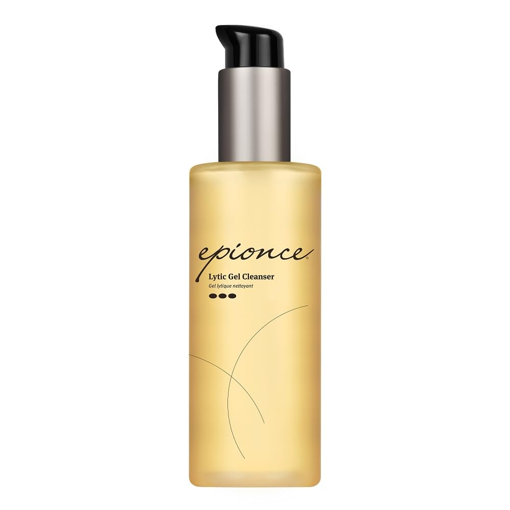 Epionce Lytic Gel Cleanser bottle-pump, showing convenient dispensing for an easy daily cleanse