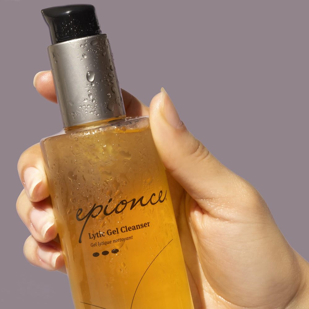 Fragrance-free formula of Epionce Lytic Gel Cleanser suitable for sensitive skin