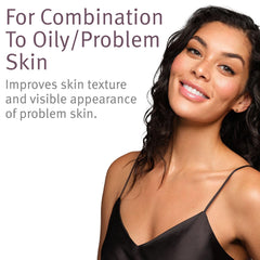 Epionce Lytic Plus Tx label closeup highlighting active ingredients for blemish-prone skin