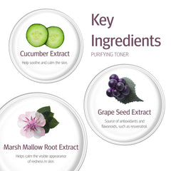 Gentle spritz demonstrates refreshing application to skin.