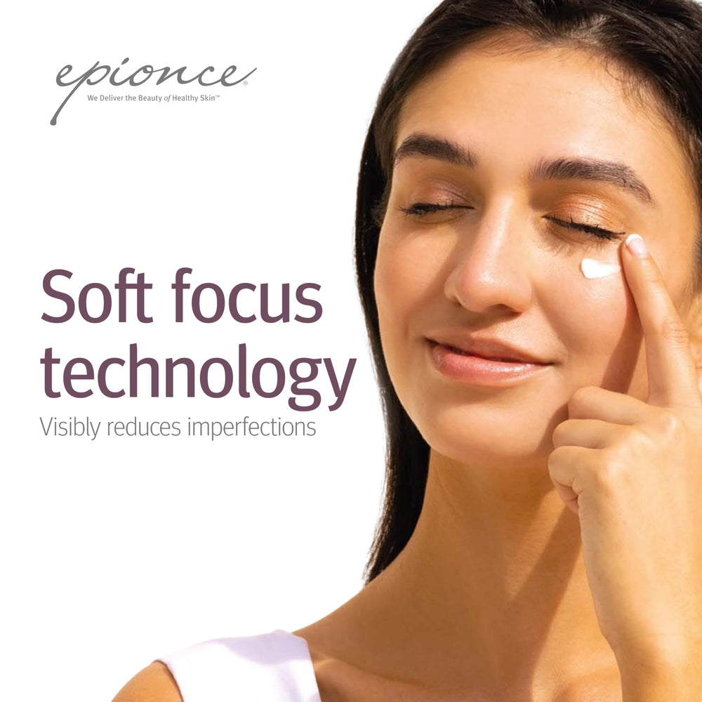 Epionce Renewal Eye Cream packaging detail on a clean surface.