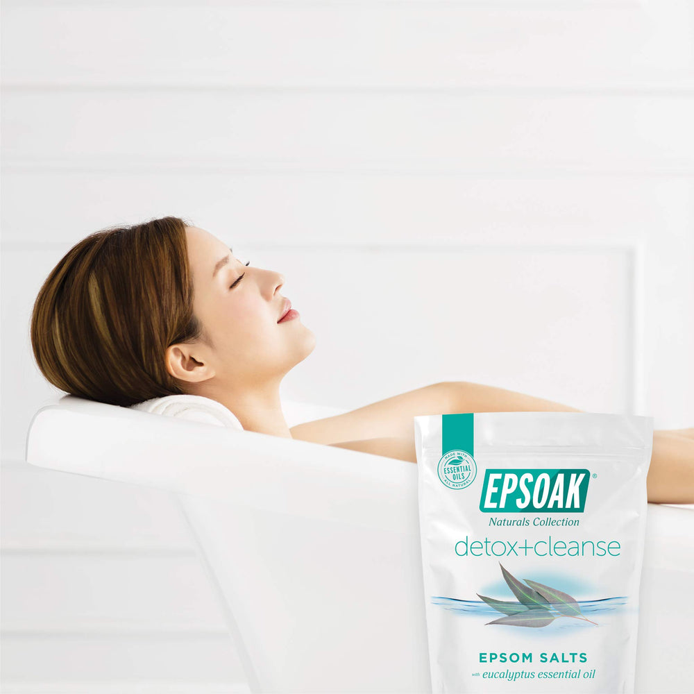 Epsoak disolución en agua tibia para baño.