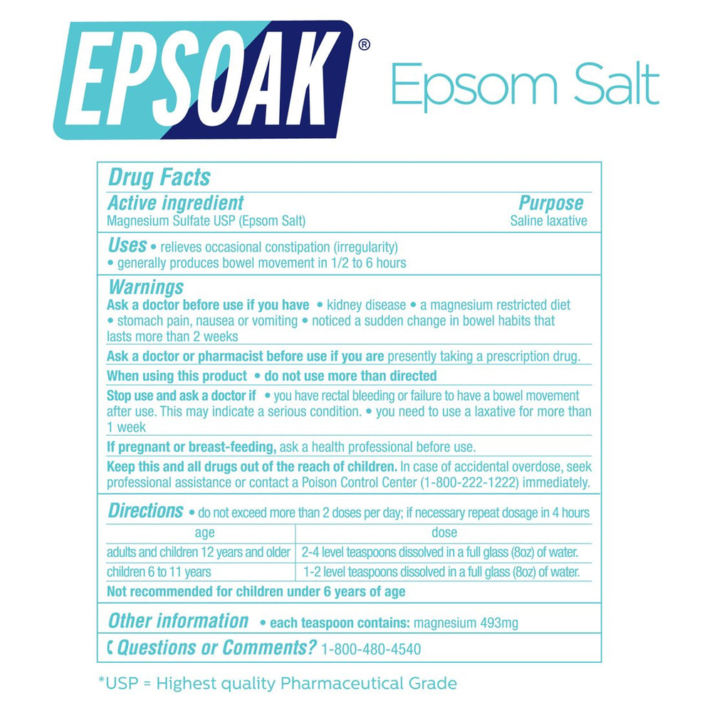 Epsoak Epsom Salt plants garden spray boosts health