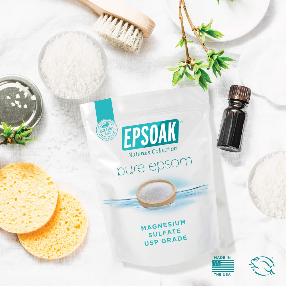 Epsoak Sal de Epsom, sin fragancia, ideal para añadir tu aroma.