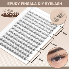 EPUDY FIHSALA tweezers included for precise at-home lash application.
