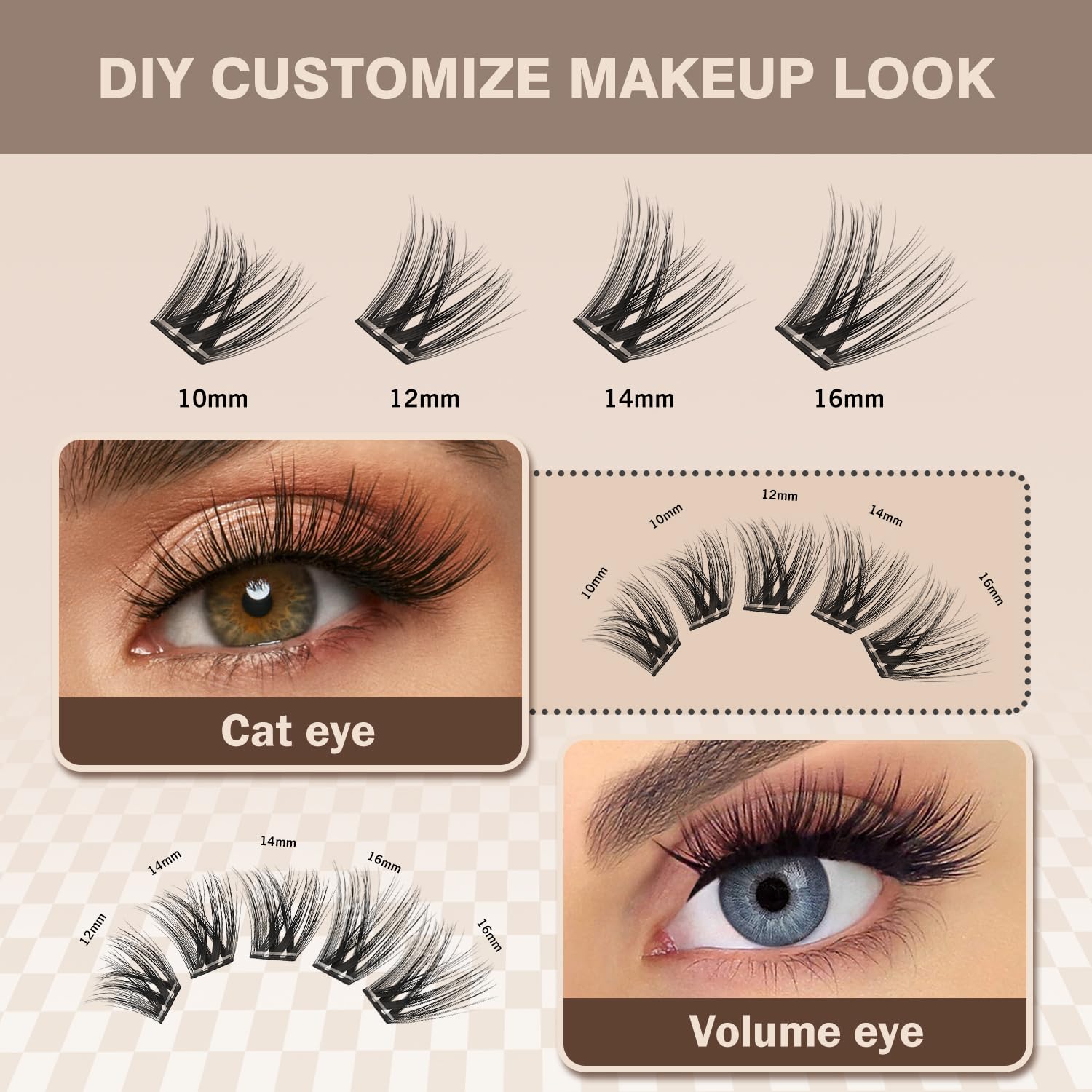 EPUDY FIHSALA lightweight lash band minimizes pressure for comfortable wear.