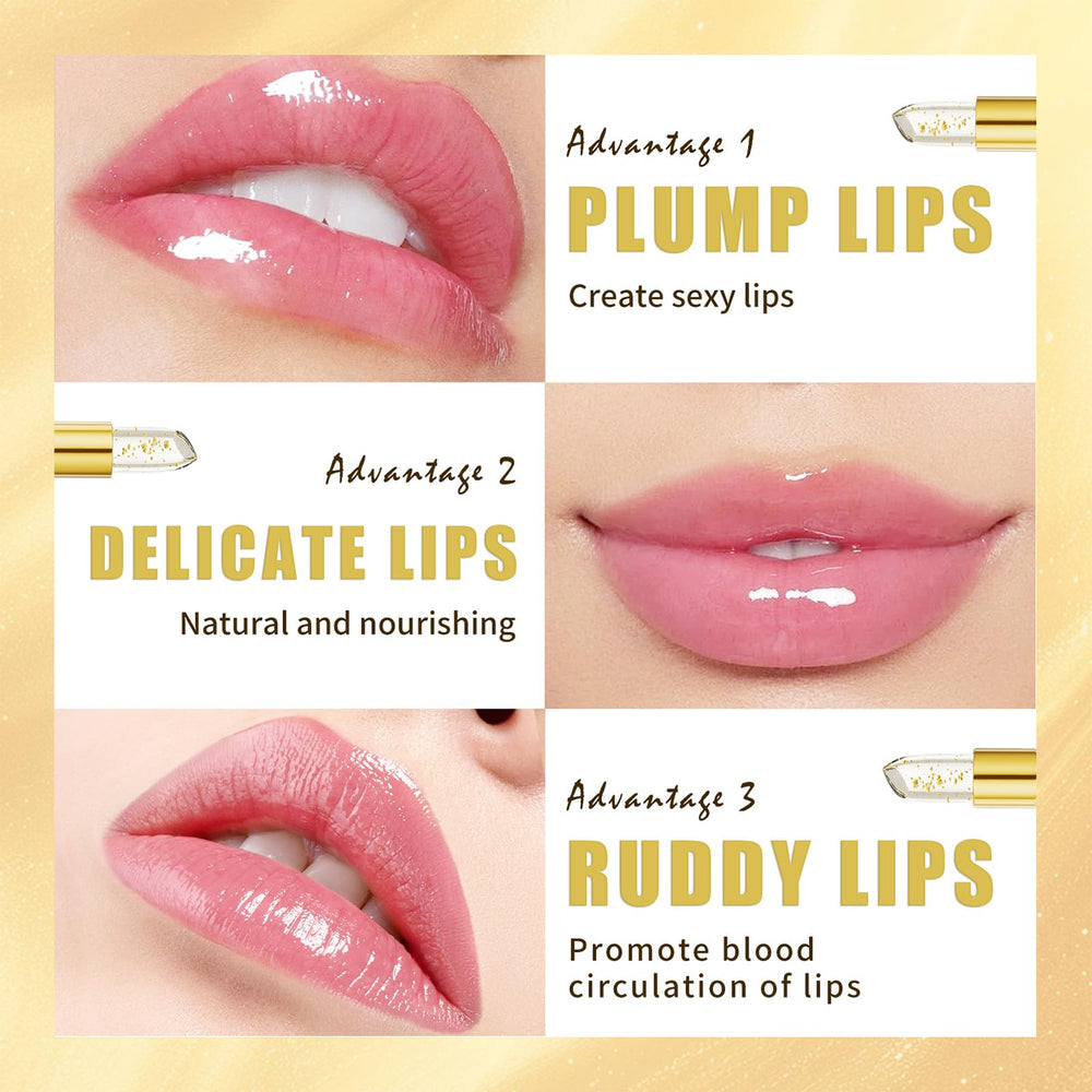Eqimznv labial cambio-color dos-piezas: color duradero sin transferencia.