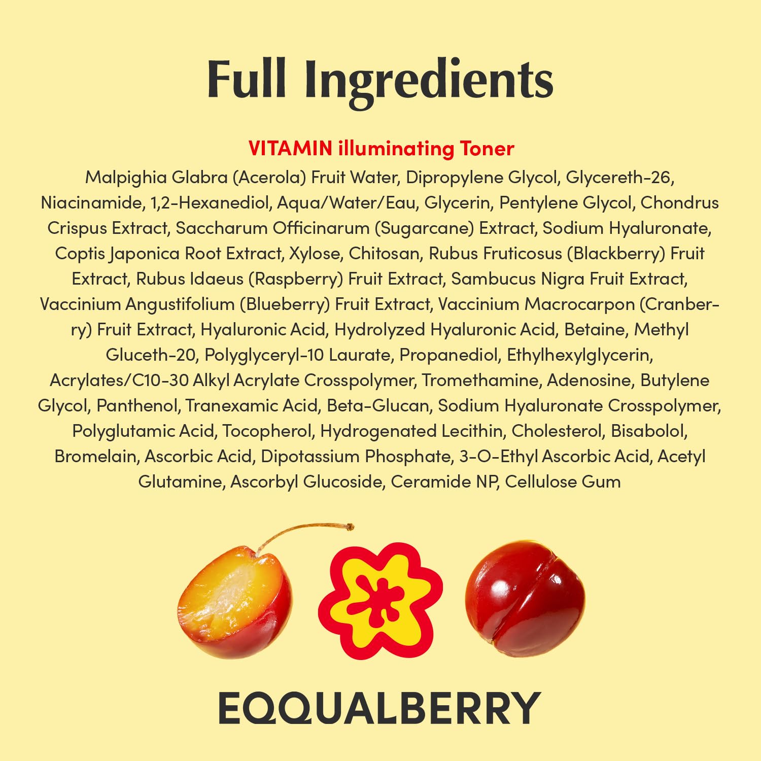 EQQUALBERRY Face-to-body toner use showing versatile hydration.