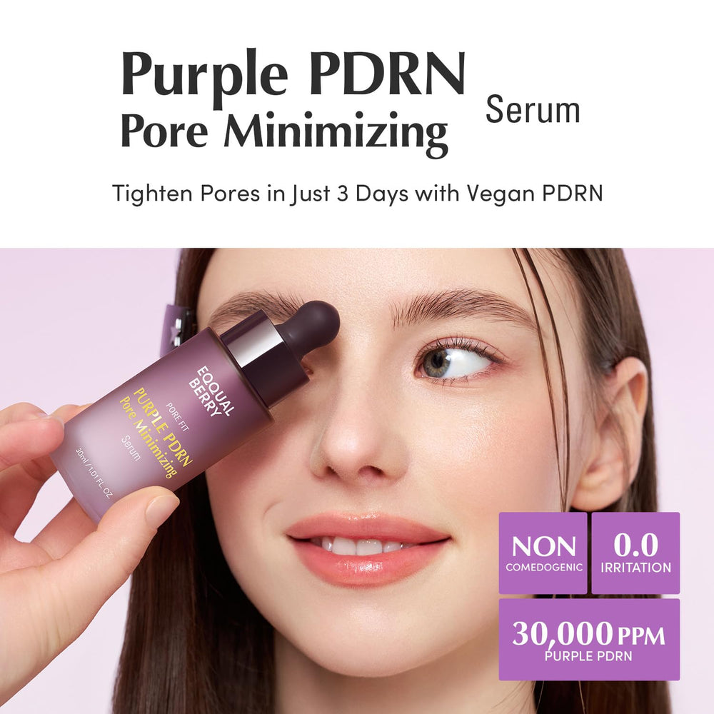 EQQUALBERRY Serum PDRN: etiqueta clara que resalta ingredientes clave.