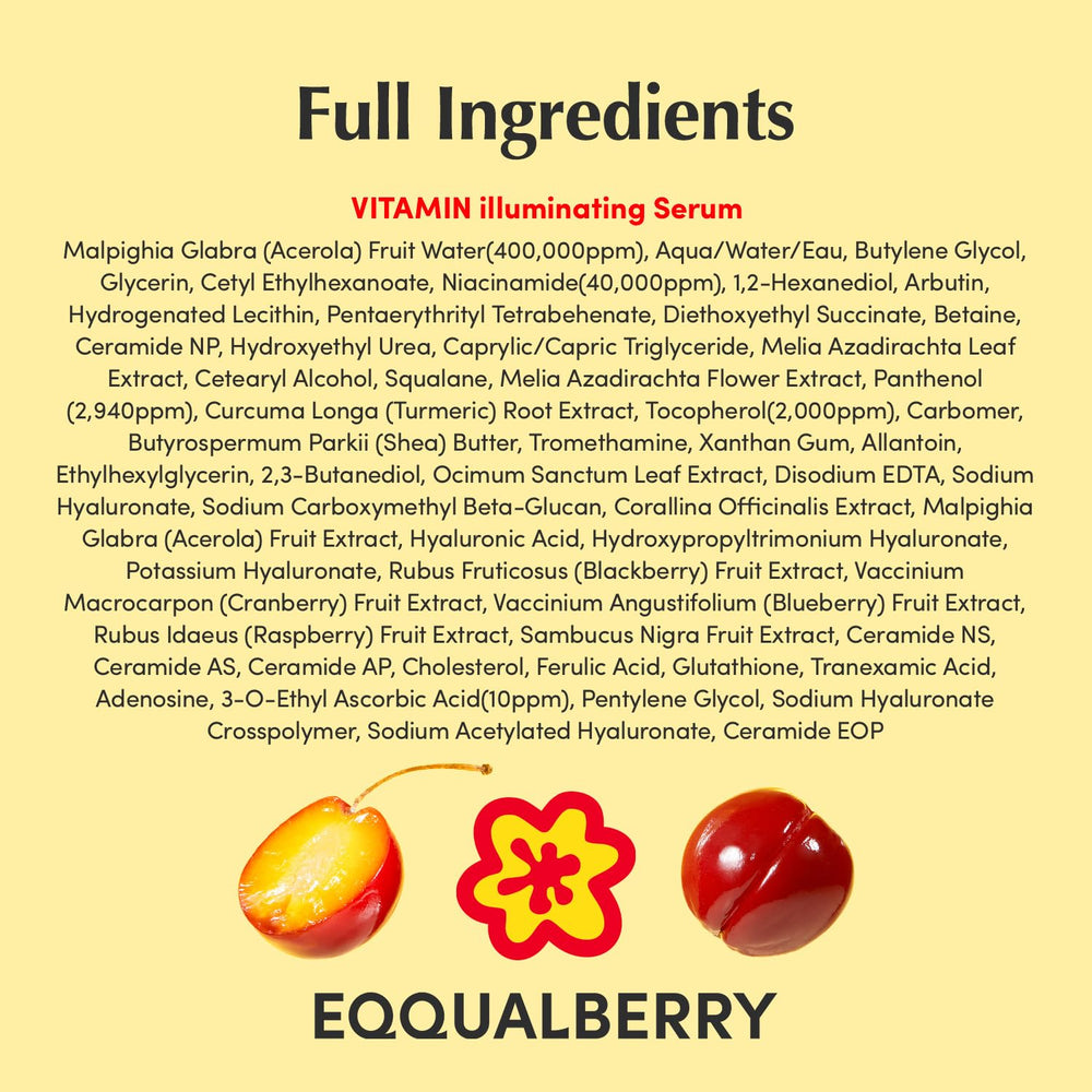 EQQUALBERRY iluminador de rutina diaria para brillo natural y tono parejo.
