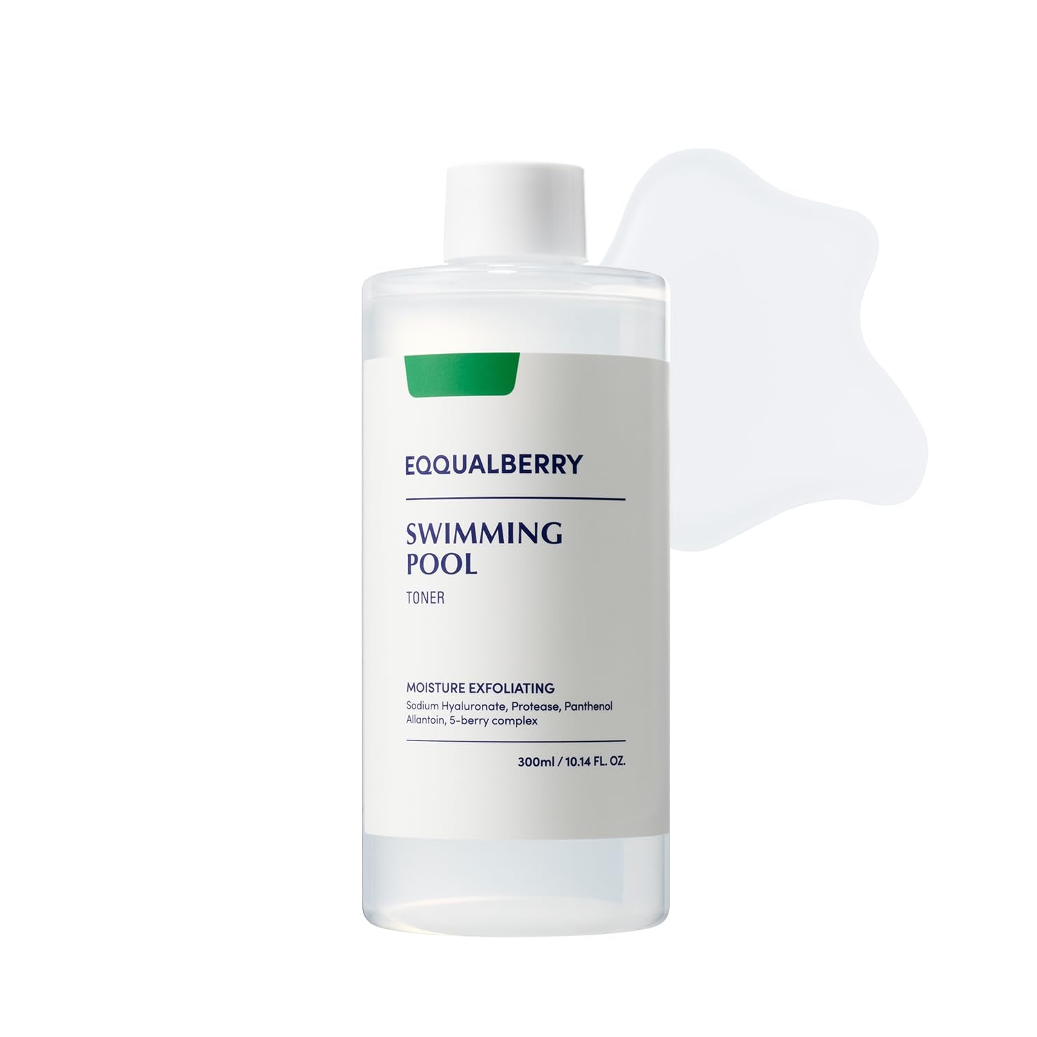 EQQUALBERRY Swimming Pool Toner bottle front highlights premium daily use.