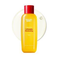 EQQUALBERRY Vitamin Illuminating Toner bottle for radiant, even skin.
