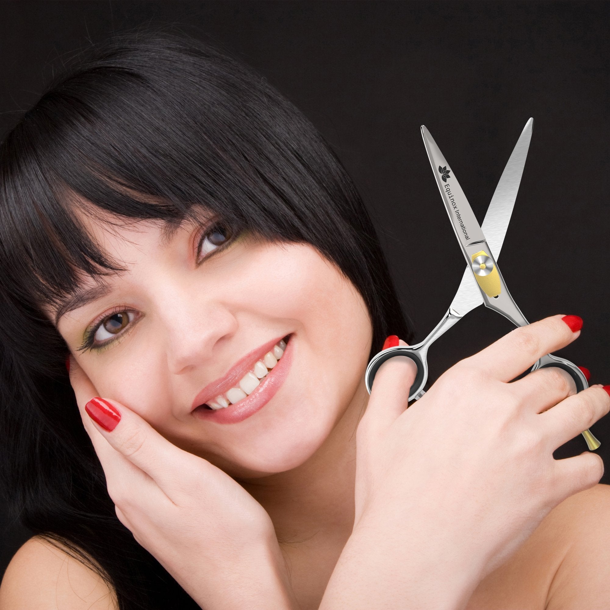 Equinox Razor Edge 6.5 inch blade for versatile cutting and texturizing.