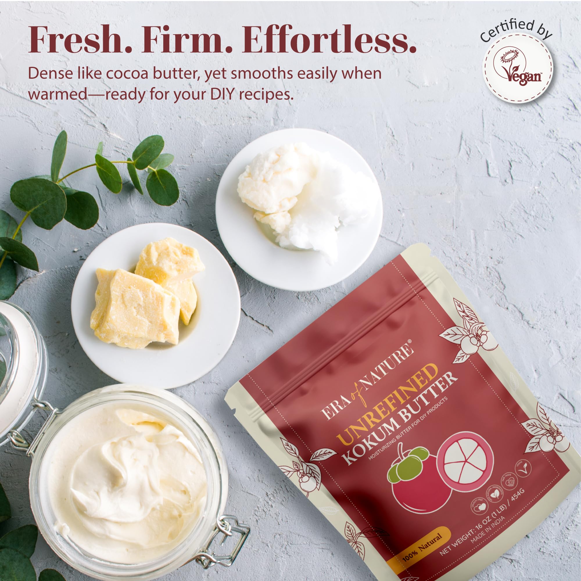 Kokum Butter used in body care formulations for smooth skin