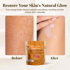 Era of Nature Mango Butter Block hair conditioning shot, supports smoothing and conditioning.