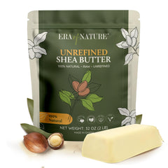 Era of Nature 32oz shea butter jar close-up for skincare use.