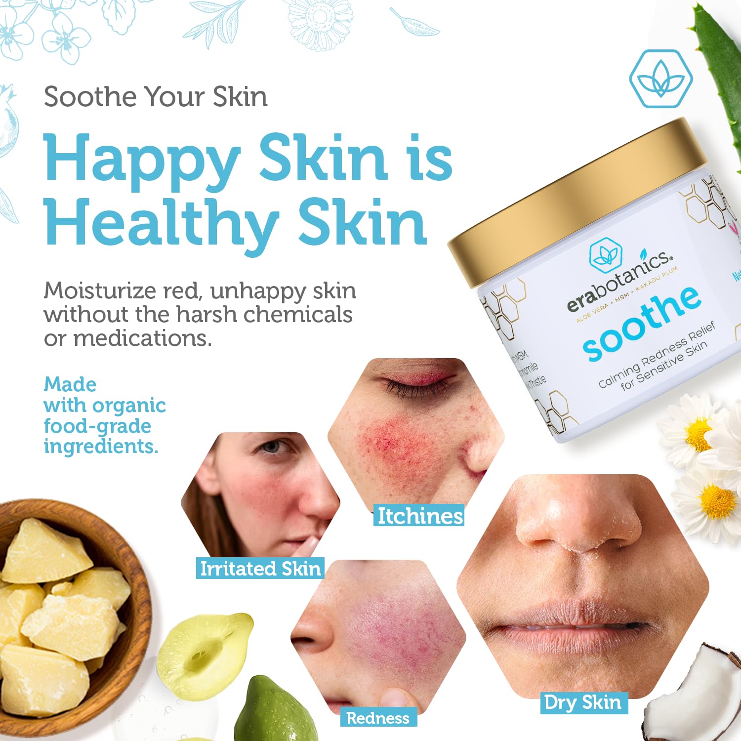 Era Organics crema-ciruela-kakadu-msm: nutrición para piel sensible y fortalecimiento de la barrera