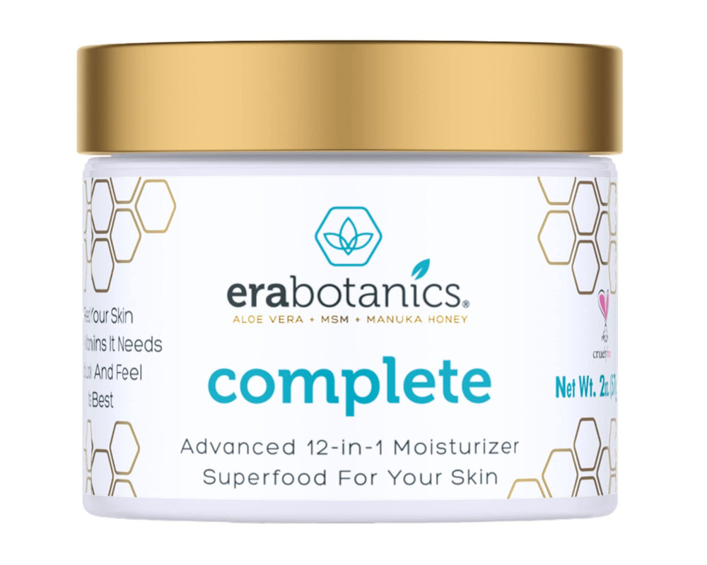 Era Organics crema facial 12 en 1, hidratación profunda para la piel.