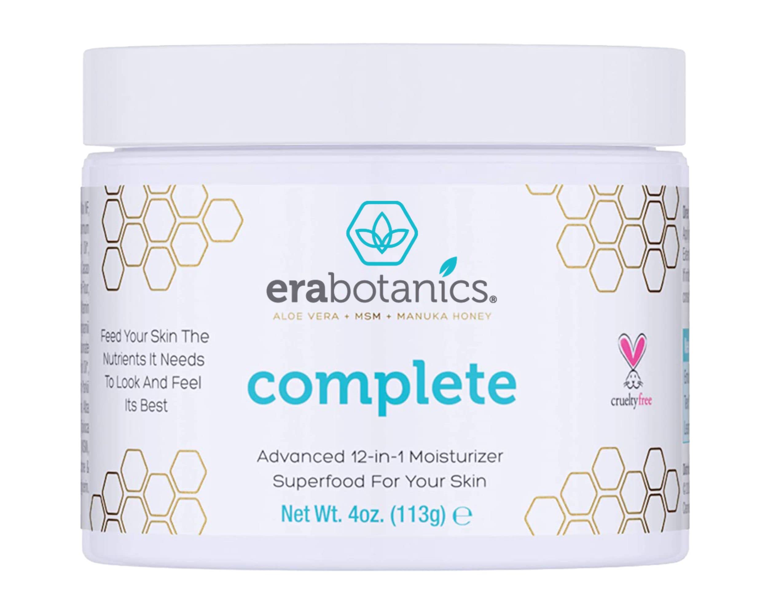 Era Organics Manuka Honey Face Cream jar close-up for hydrating skin