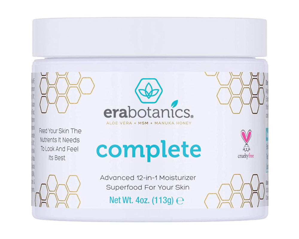 Era Organics Manuka Honey Face Cream jar close-up for hydrating skin