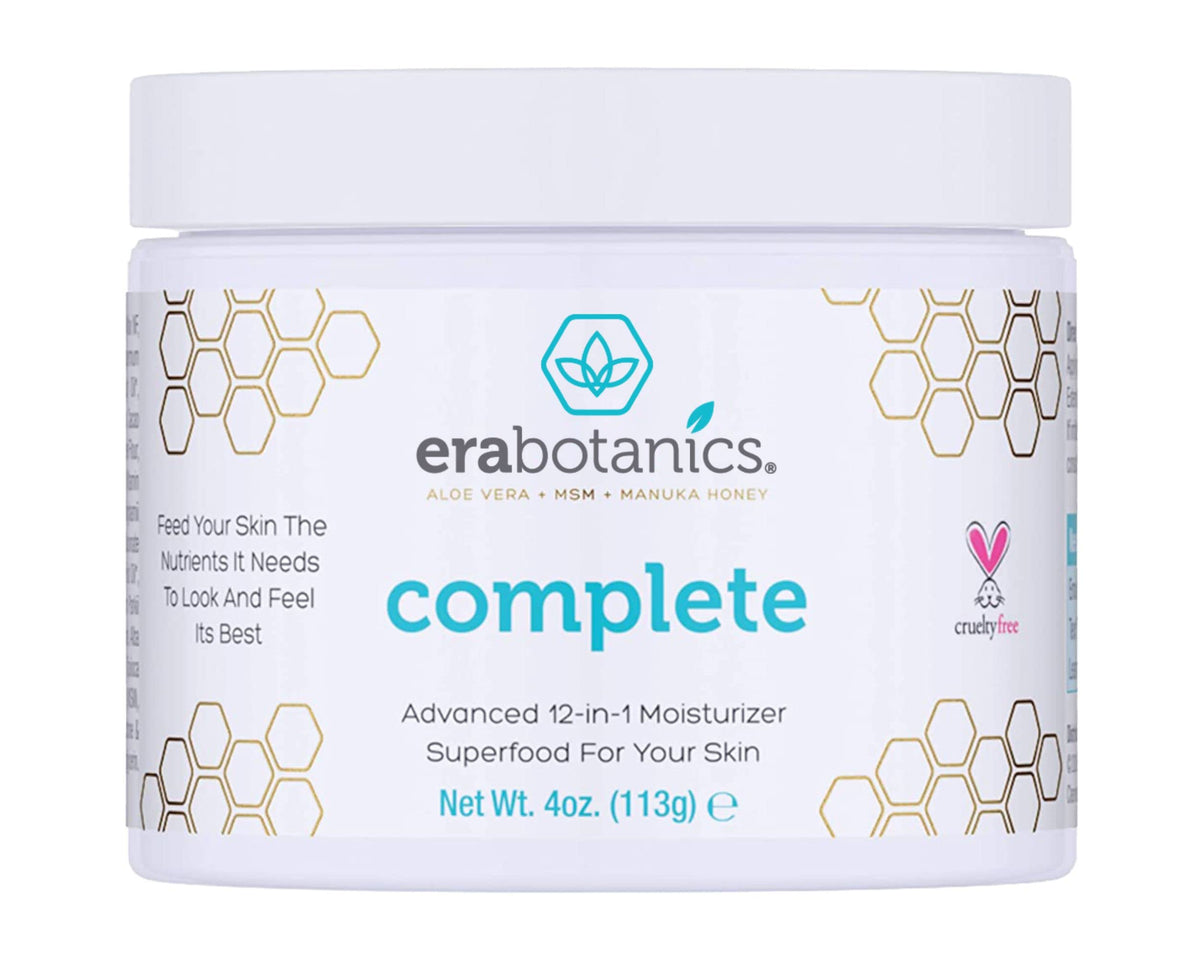Era Organics Manuka Honey Face Cream jar close-up for hydrating skin