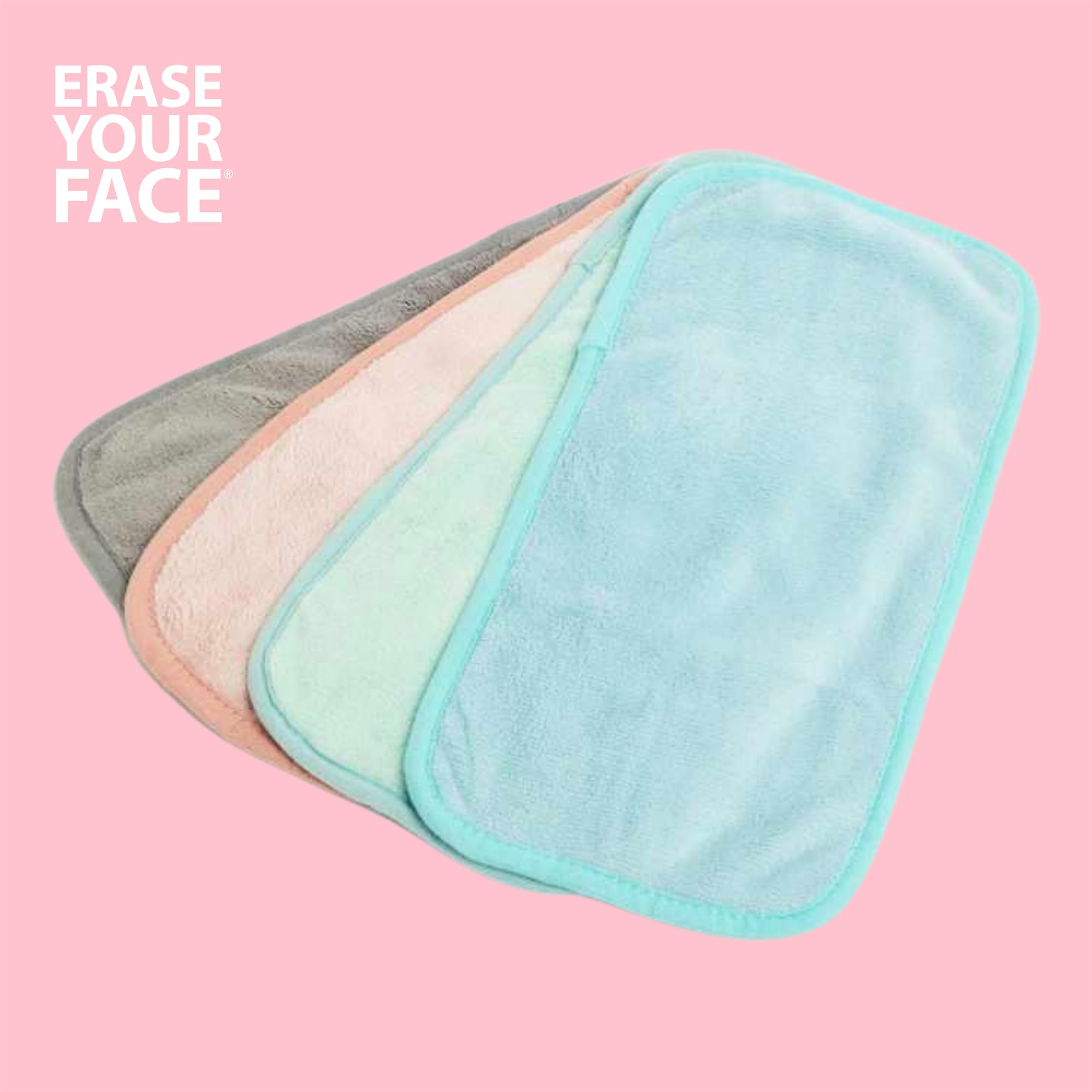 Juego Multi-Pastel ERASE YOUR FACE, 4 piezas suaves para usos.