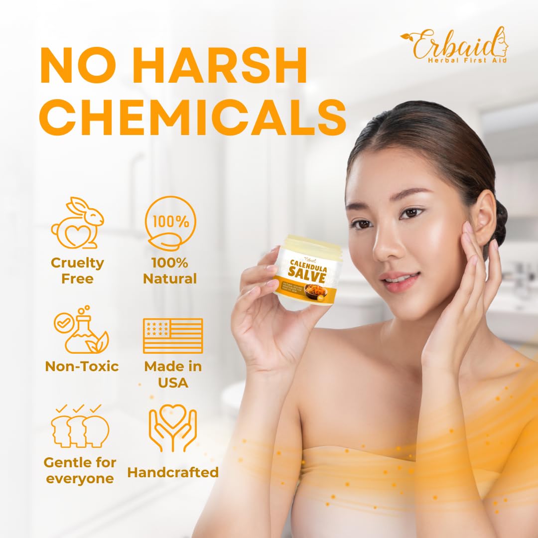 Erbaid Calendula colloidal oats component image signals gentle soothing moisturization.