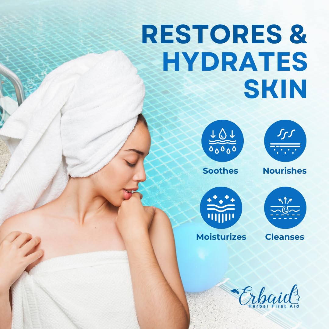 Erbaid shampoo nadadores kit playa y piscina para familia