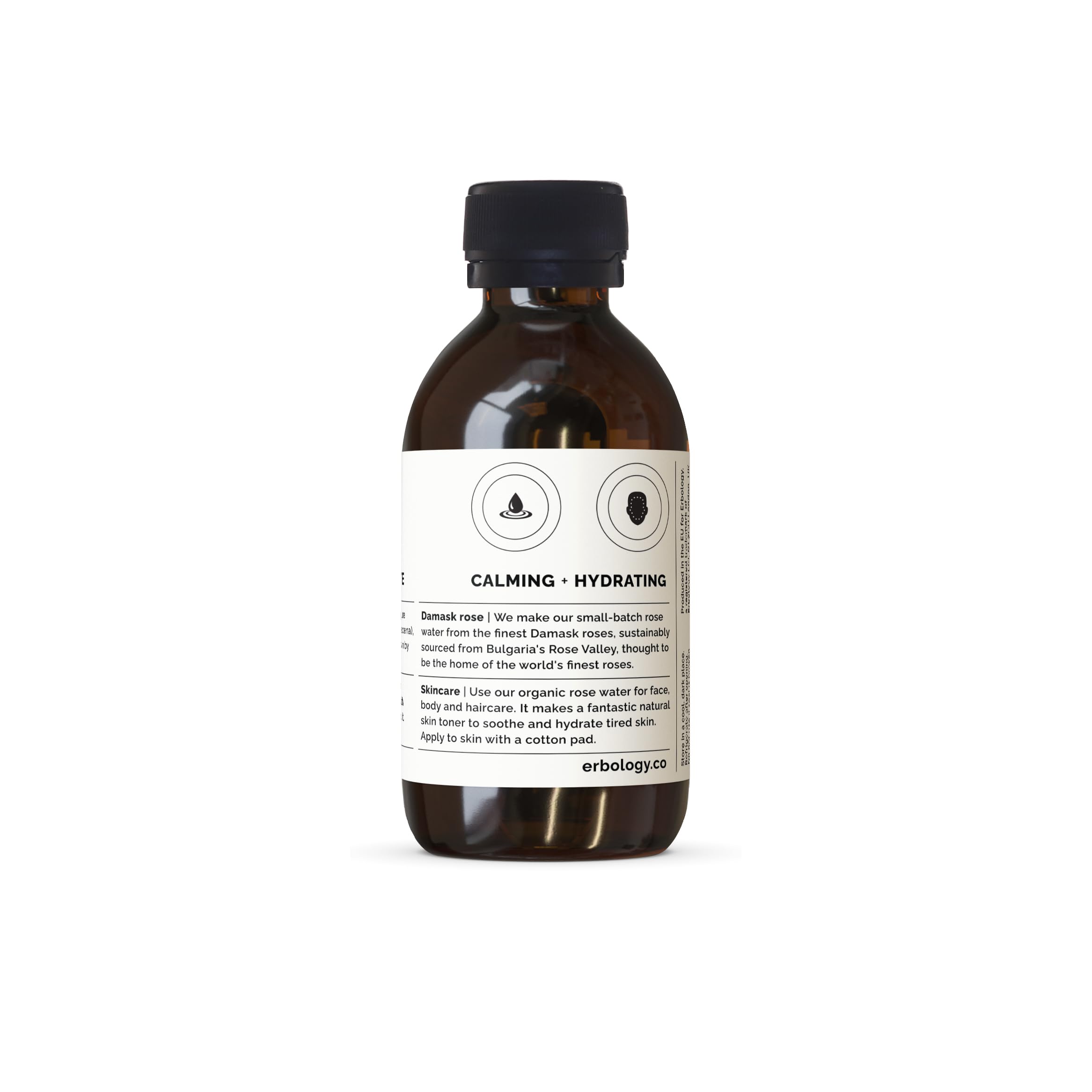 Erbology Rose Water as a gentle drink mixer for smoothies